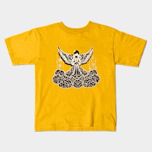 The girl with the wings Kids T-Shirt